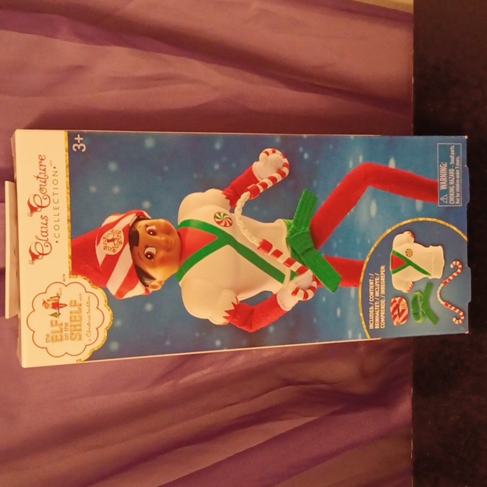 New Elf On The Shelf Claus Couture Karate Kicks Set